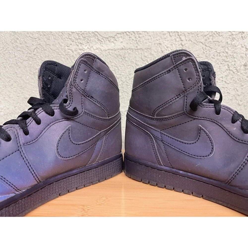 Size 11 Jordan 1 High Zoom Fearless Mens Black Good Iridescent‎ BV0006-900